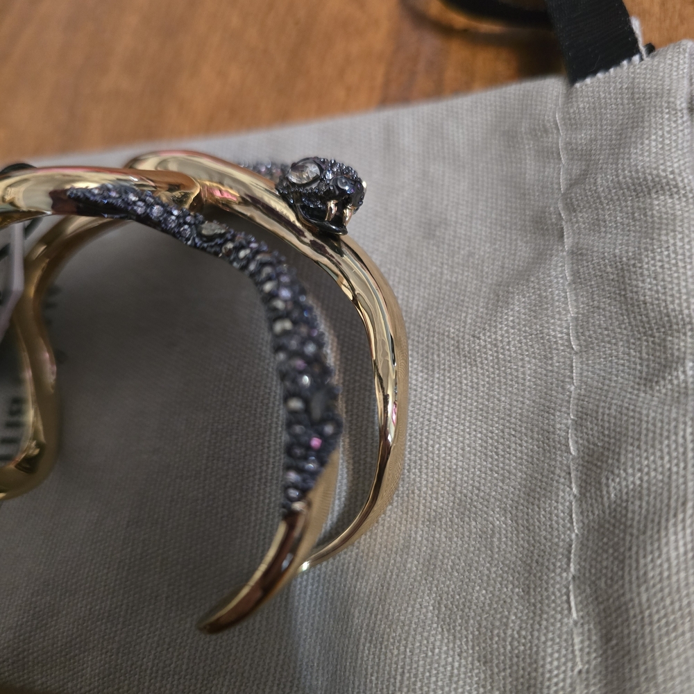 Alexis Bittar Gold and Silver Snake Bracelet - Picture 3 of 7